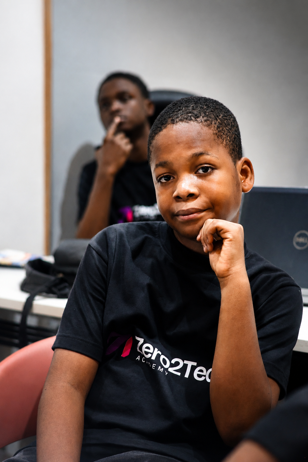 Teen student learning at Interswitch