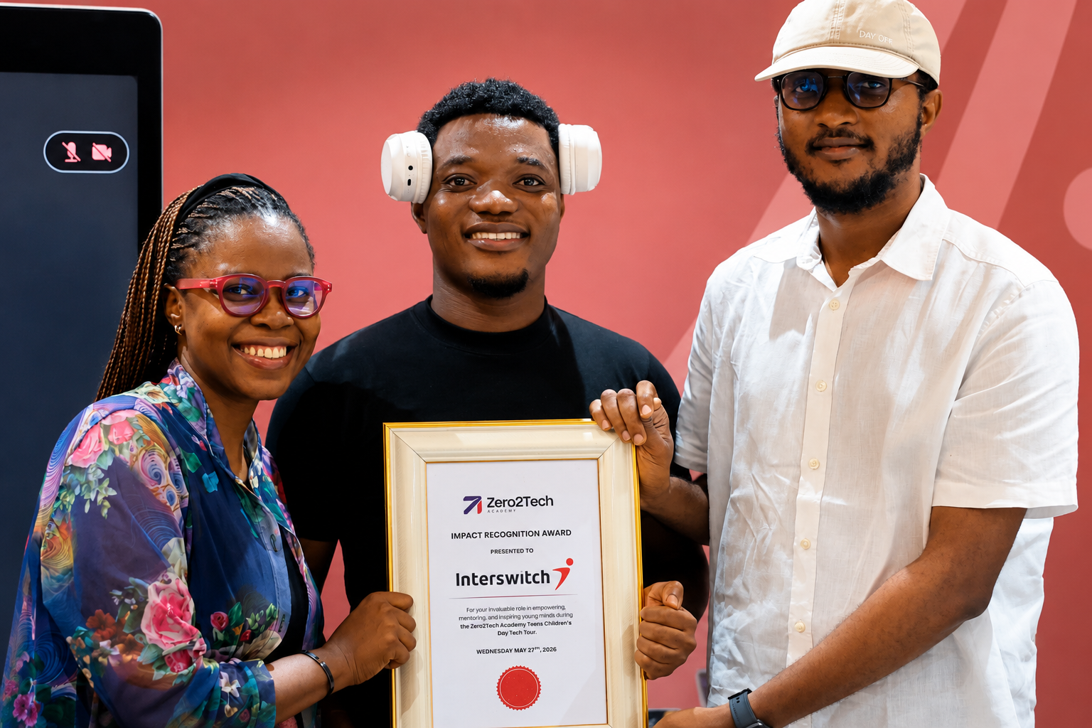 Zero2Tech student at Interswitch HQ